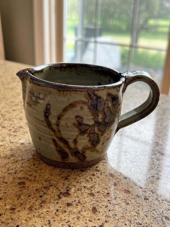 Unknown Artist Other - Handmade Studio Pottery Creamer Pitcher Signed